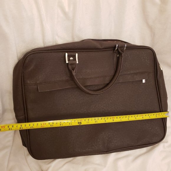 Remy Martin Limited Edition Swiss Mate Leather brown tote laptop bag tote men - Picture 11 of 11